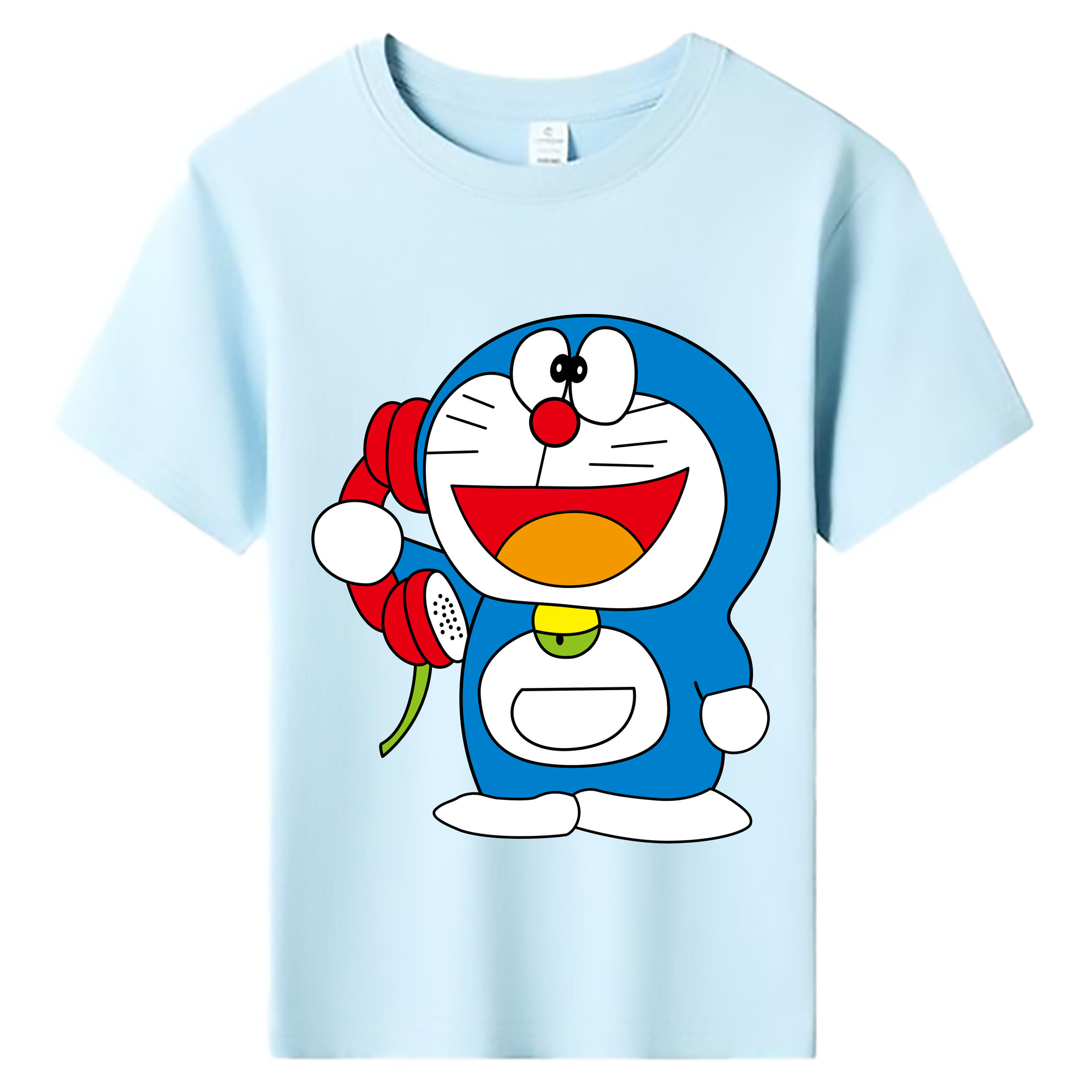 （画像用） ドラえもん Doraemon 綿100％キッズTシャツ（フロントプリント）